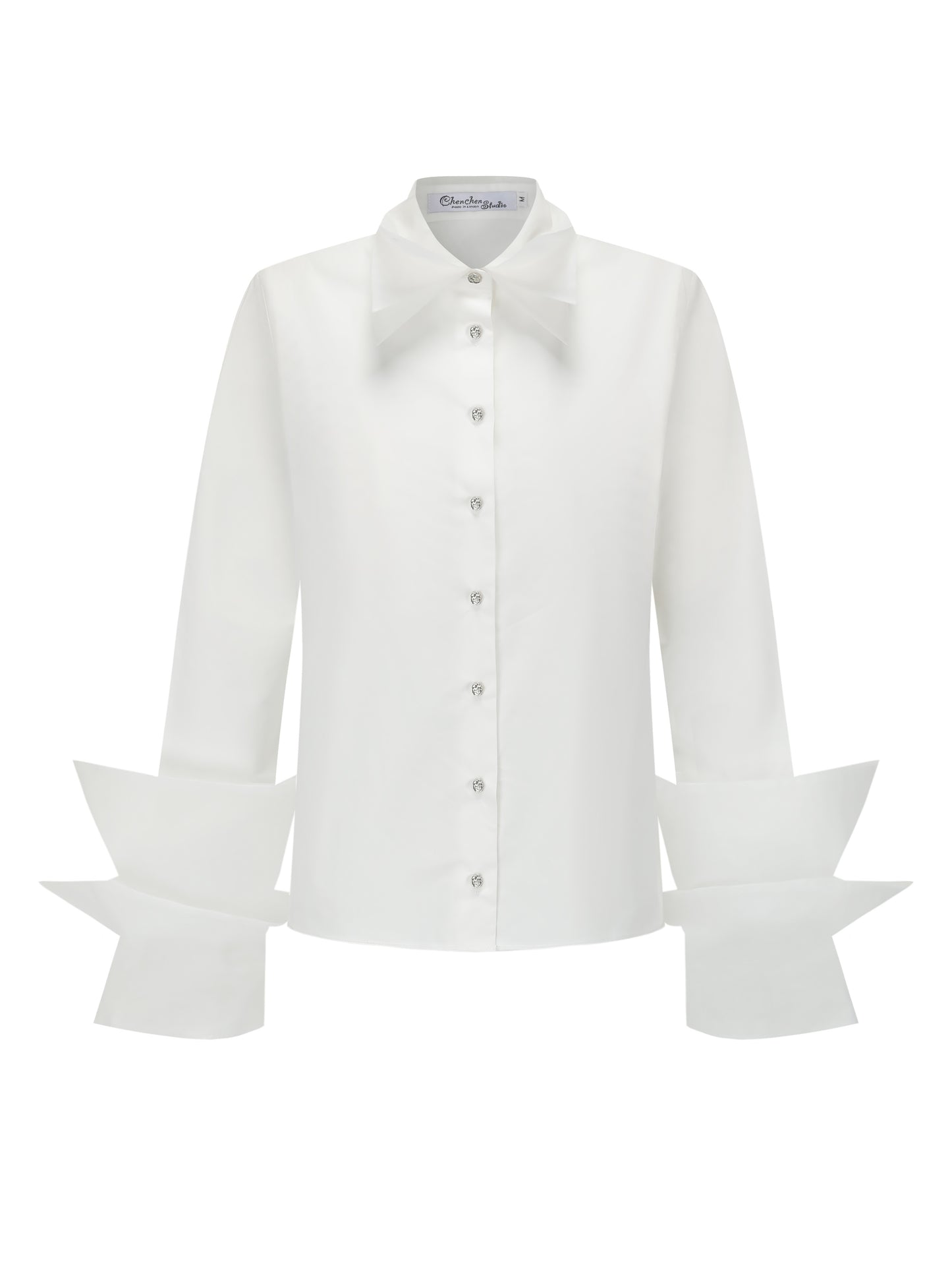 Organza Simple Shirt - White