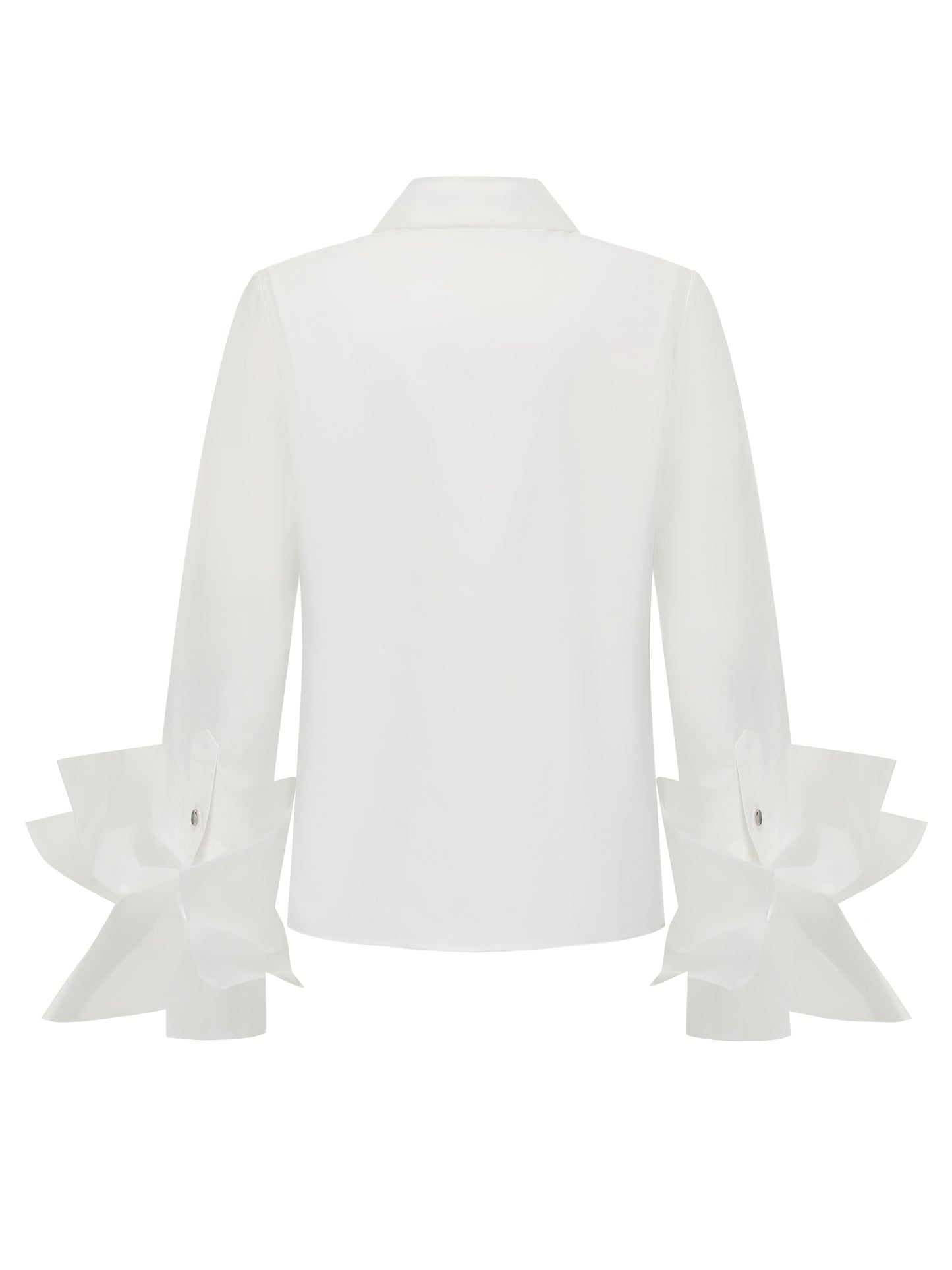 Organza Simple Shirt - White