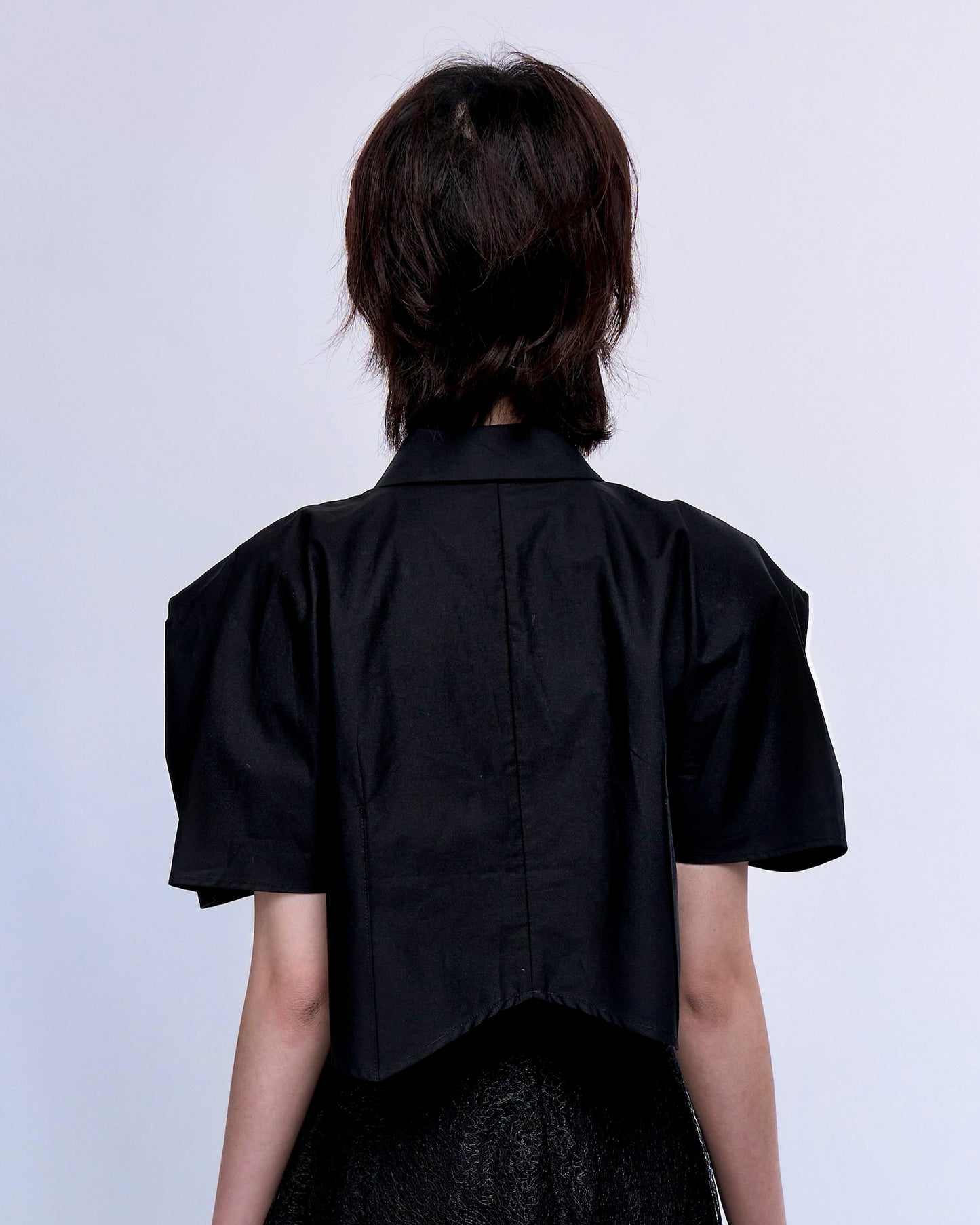 Three-layer Top Black