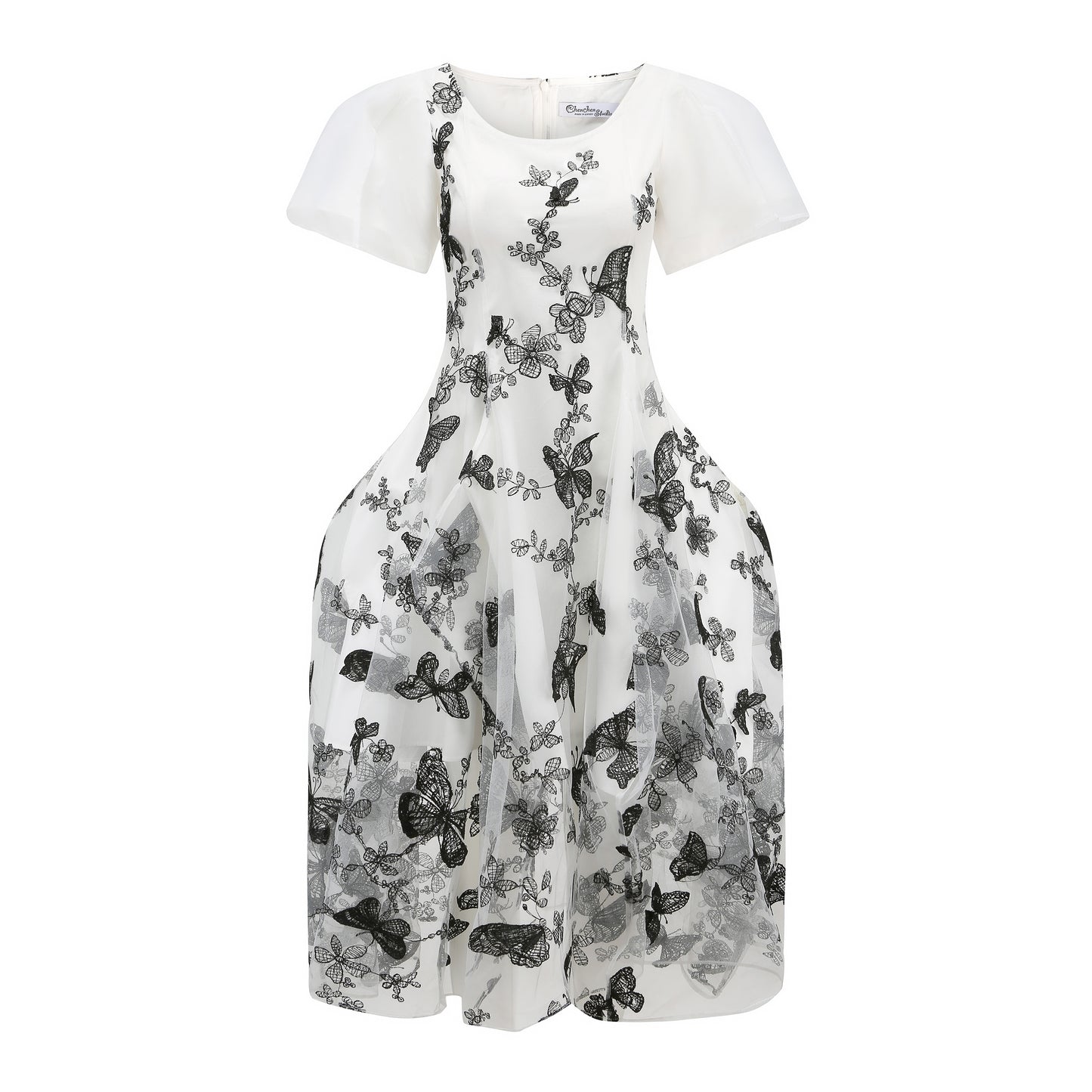 Butterfly Dress - White