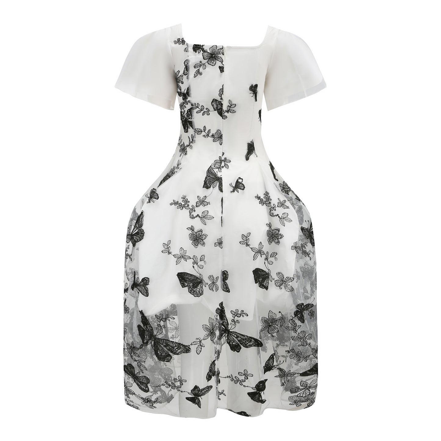 Butterfly Dress - White