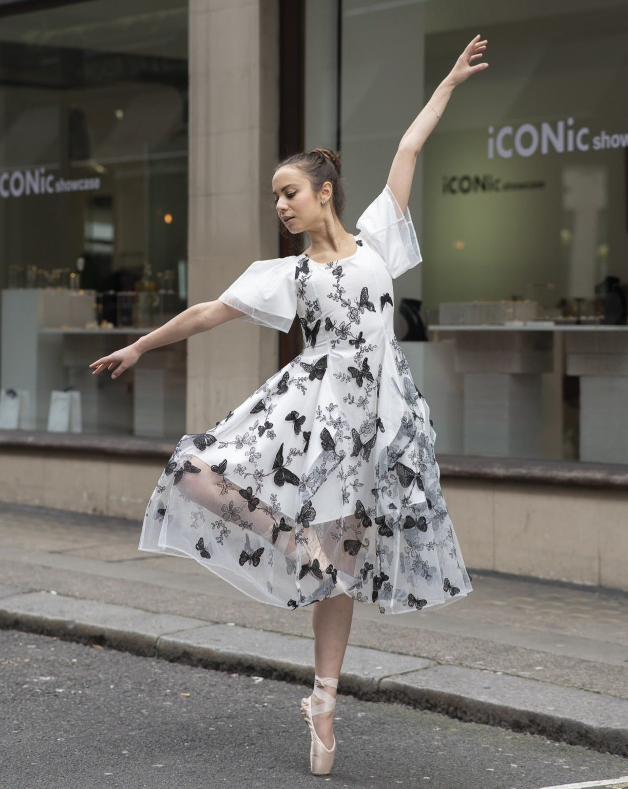 Butterfly Dress - White